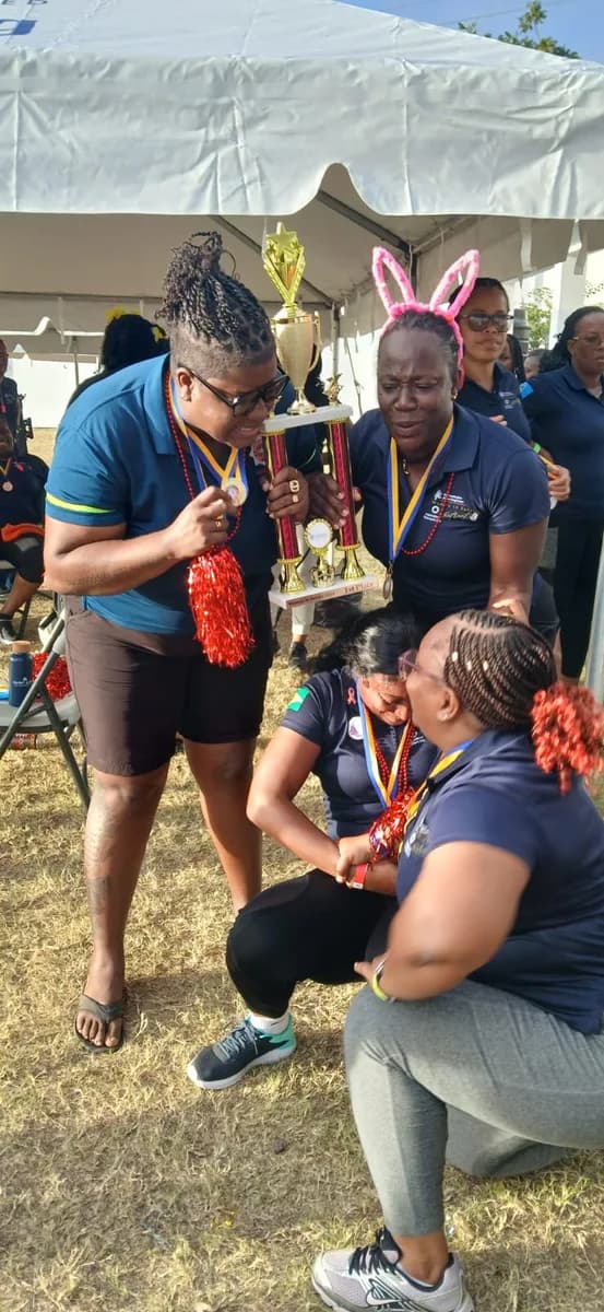 Sports day participants