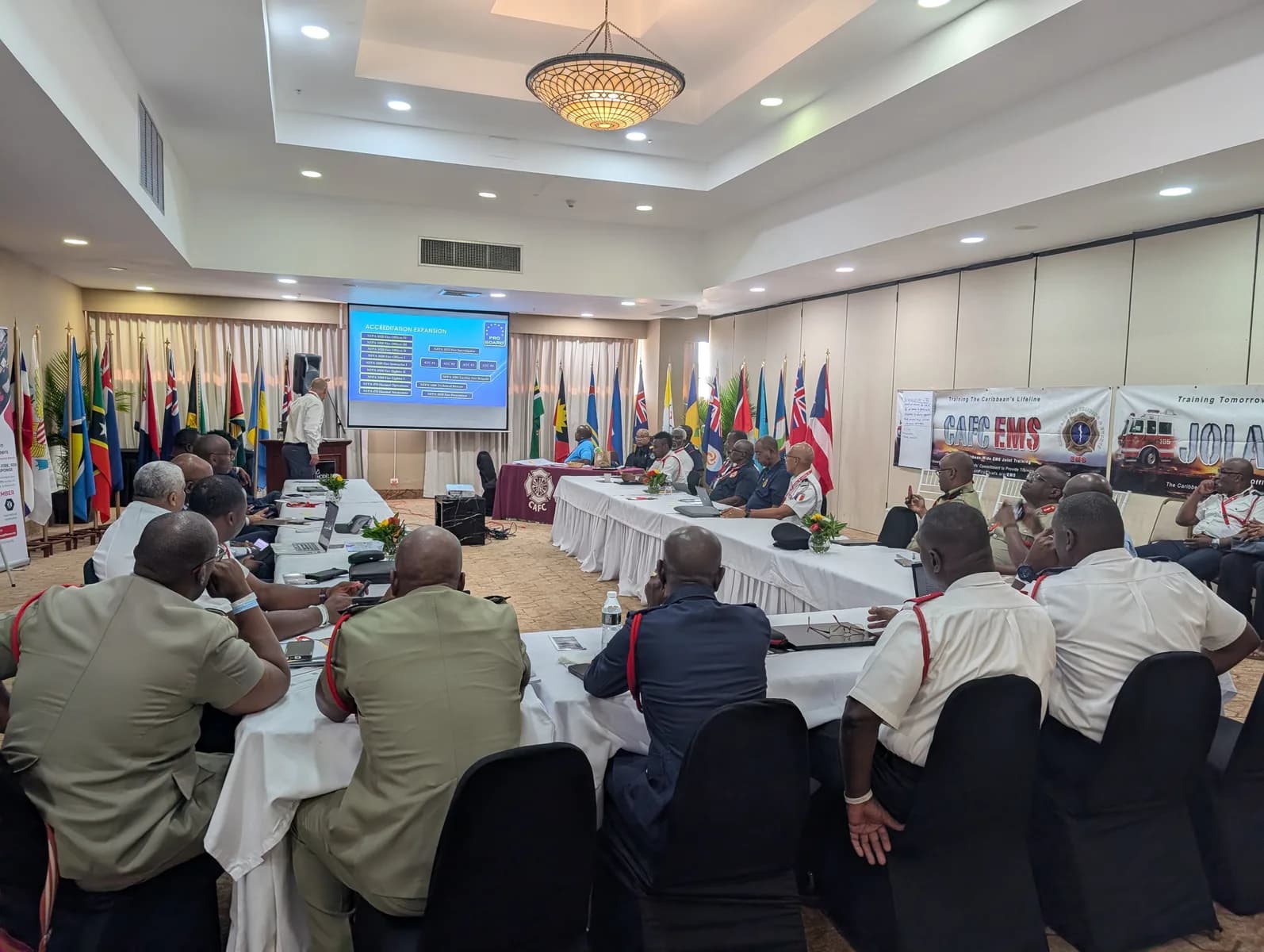 IFECASA partnership training and group instruction
